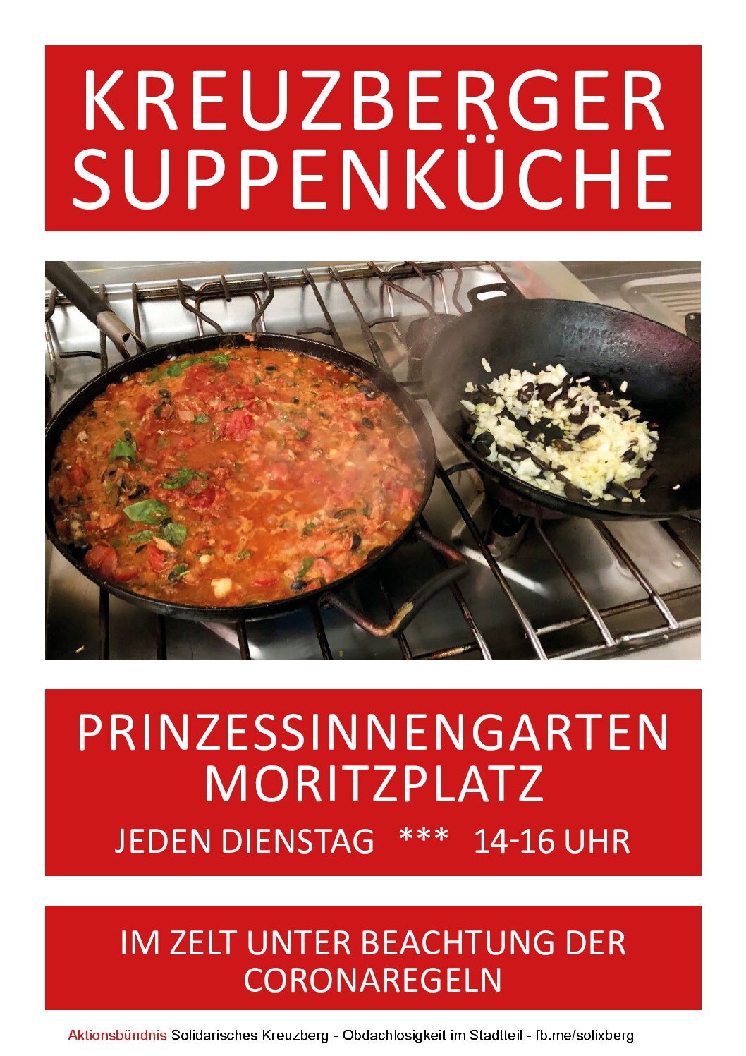 Kreuzberger Suppenküche wieder am Start